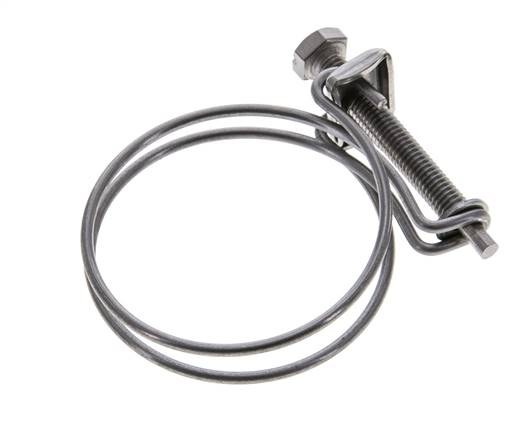 49 - 55 mm Hose Clamp Galvanised Steel