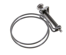 49 - 55 mm Hose Clamp Galvanised Steel