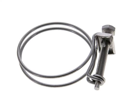 49 - 55 mm Hose Clamp Galvanised Steel