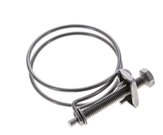 49 - 55 mm Hose Clamp Galvanised Steel