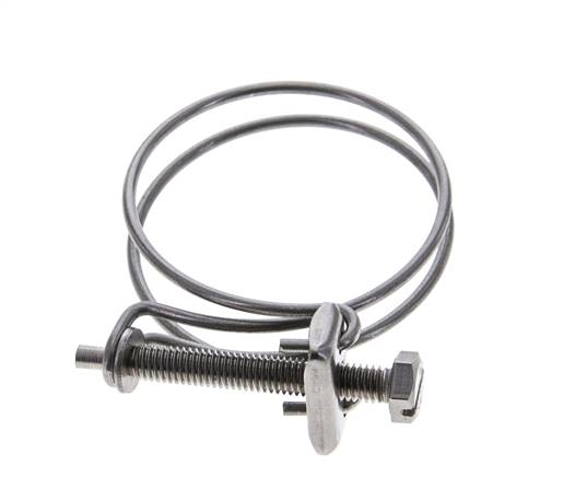 49 - 55 mm Hose Clamp Galvanised Steel