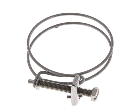 65 - 70 mm Hose Clamp Galvanised Steel