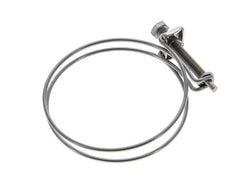 75 - 80 mm Hose Clamp Galvanised Steel