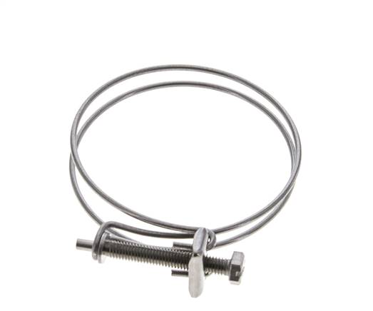 75 - 80 mm Hose Clamp Galvanised Steel