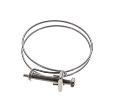75 - 80 mm Hose Clamp Galvanised Steel