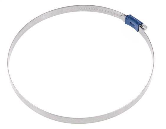 210 - 230 mm Hose Clamp with a Galvanised Steel 12 mm band - Aba