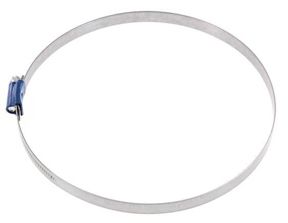 210 - 230 mm Hose Clamp with a Galvanised Steel 12 mm band - Aba