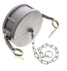 Camlock DN 90 (4'') Aluminium Coupling End Cap Type DC MIL-C-27487