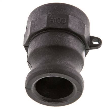 Camlock DN 25 (1'') Polypropylene Coupling Rp 1'' Female Thread Type A MIL-C-27487 [2 Pieces]