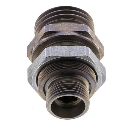 Steel Hydraulic Coupling Socket 15 mm L Cutting Ring ISO 14540/8434-1 D M32 x 3