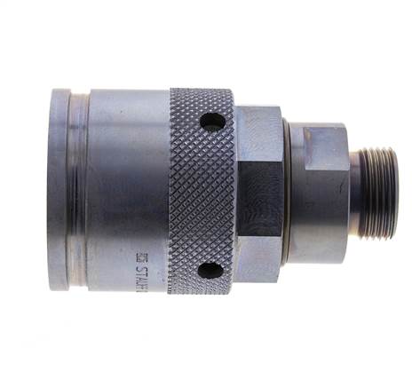 Steel Hydraulic Coupling Socket 15 mm L Cutting Ring ISO 14540/8434-1 D M36 x 3