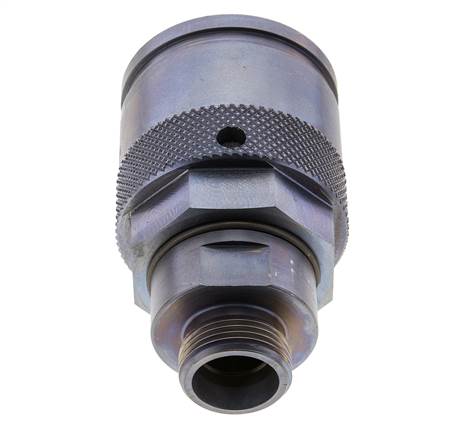 Steel Hydraulic Coupling Socket 15 mm L Cutting Ring ISO 14540/8434-1 D M36 x 3