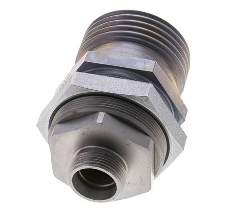 Steel Hydraulic Coupling Socket 18 mm L Cutting Ring ISO 14540/8434-1 D M54 x 4