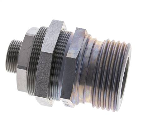 Steel Hydraulic Coupling Socket 18 mm L Cutting Ring ISO 14540/8434-1 D M54 x 4