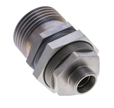 Steel Hydraulic Coupling Socket 18 mm L Cutting Ring ISO 14540/8434-1 D M54 x 4
