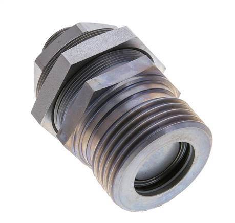 Steel Hydraulic Coupling Socket 18 mm L Cutting Ring ISO 14540/8434-1 D M54 x 4