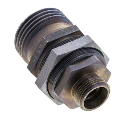 Steel Hydraulic Coupling Socket 20 mm S Cutting Ring ISO 14540/8434-1 D M54 x 4
