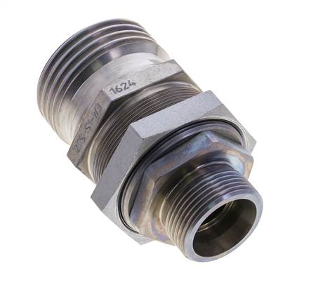 Steel Hydraulic Coupling Socket 25 mm S Cutting Ring ISO 14540/8434-1 D M54 x 4