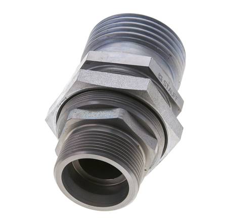Steel Hydraulic Coupling Socket 30 mm S Cutting Ring ISO 14540/8434-1 D M54 x 4