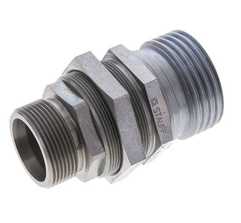 Steel Hydraulic Coupling Socket 30 mm S Cutting Ring ISO 14540/8434-1 D M54 x 4