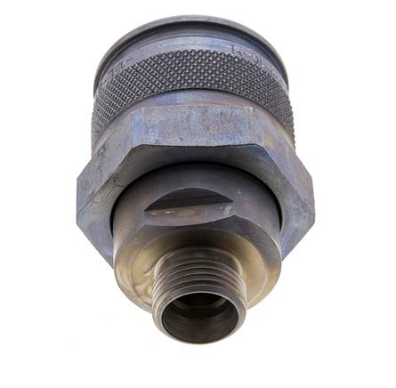 Steel Hydraulic Coupling Plug 12 mm L Cutting Ring ISO 14540/8434-1 D M32 x 3