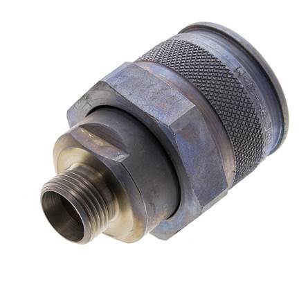 Steel Hydraulic Coupling Plug 12 mm L Cutting Ring ISO 14540/8434-1 D M32 x 3