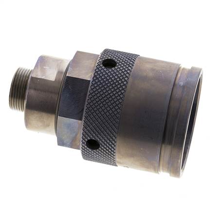 Steel Hydraulic Coupling Plug 18 mm L Cutting Ring ISO 14540/8434-1 D M54 x 4