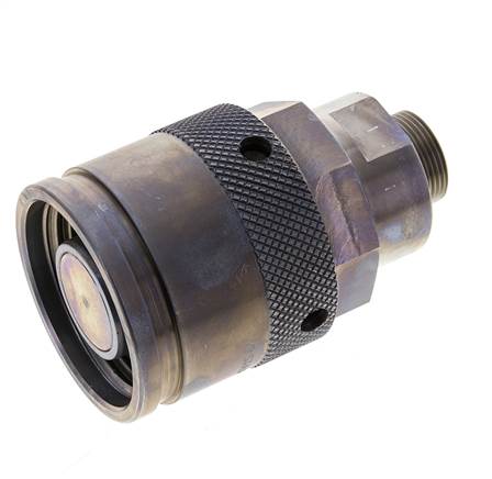 Steel Hydraulic Coupling Plug 18 mm L Cutting Ring ISO 14540/8434-1 D M54 x 4