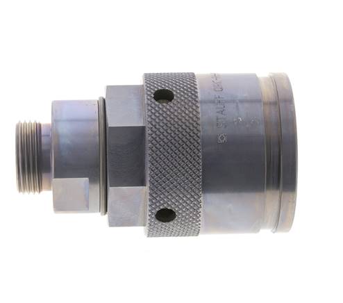 Steel Hydraulic Coupling Plug 22 mm L Cutting Ring ISO 14540/8434-1 D M54 x 4