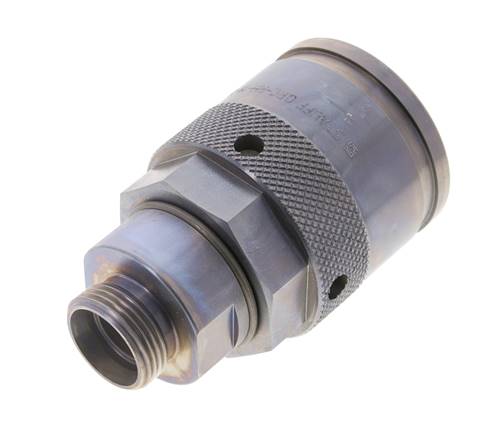 Steel Hydraulic Coupling Plug 22 mm L Cutting Ring ISO 14540/8434-1 D M54 x 4