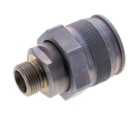 Steel Hydraulic Coupling Plug 12 mm S Cutting Ring ISO 14540/8434-1 D M32 x 3