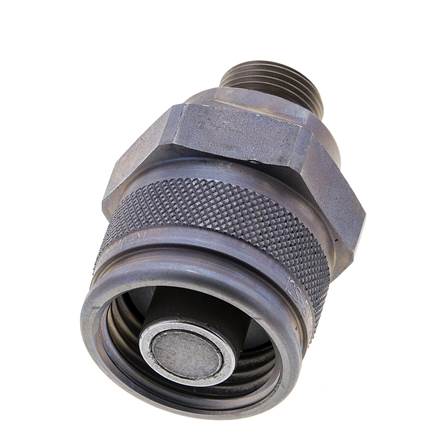 Steel Hydraulic Coupling Plug 12 mm S Cutting Ring ISO 14540/8434-1 D M32 x 3