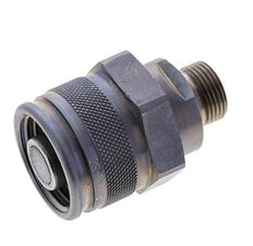 Steel Hydraulic Coupling Plug 12 mm S Cutting Ring ISO 14540/8434-1 D M32 x 3