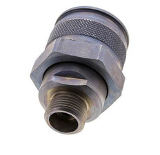 Steel Hydraulic Coupling Plug 12 mm S Cutting Ring ISO 14540/8434-1 D M32 x 3