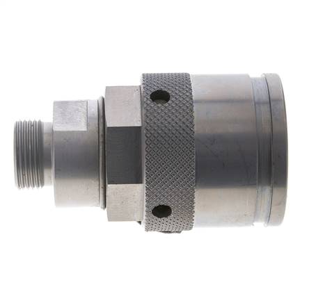 Steel Hydraulic Coupling Plug 20 mm S Cutting Ring ISO 14540/8434-1 D M54 x 4
