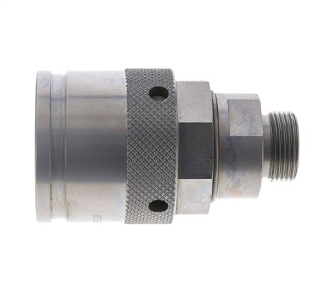 Steel Hydraulic Coupling Plug 20 mm S Cutting Ring ISO 14540/8434-1 D M54 x 4