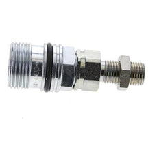 Steel DN 10 Hydraulic Coupling Socket 8 mm L Compression Ring Bulkhead ISO 14541/8434-1 D M28 x 2