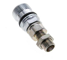 Steel DN 10 Hydraulic Coupling Socket 10 mm L Compression Ring Bulkhead ISO 14541/8434-1 D M28 x 2
