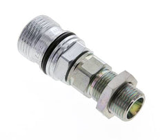 Steel DN 10 Hydraulic Coupling Socket 12 mm S Compression Ring Bulkhead ISO 14541/8434-1 D M28 x 2