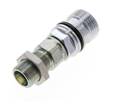 Steel DN 10 Hydraulic Coupling Socket 12 mm S Compression Ring Bulkhead ISO 14541/8434-1 D M28 x 2