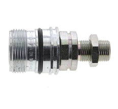 Steel DN 12.5 Hydraulic Coupling Socket 10 mm S Compression Ring Bulkhead ISO 14541/8434-1 D M36 x 2