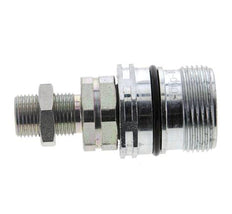 Steel DN 12.5 Hydraulic Coupling Socket 10 mm S Compression Ring Bulkhead ISO 14541/8434-1 D M36 x 2