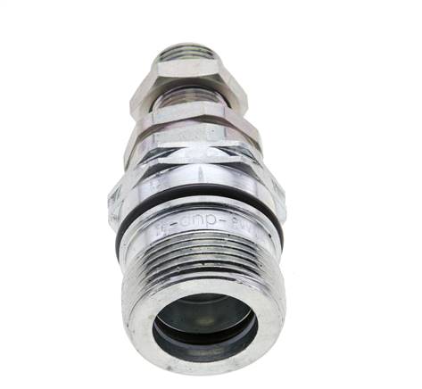 Steel DN 12.5 Hydraulic Coupling Socket 10 mm S Compression Ring Bulkhead ISO 14541/8434-1 D M36 x 2