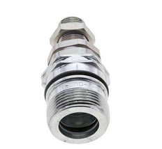 Steel DN 12.5 Hydraulic Coupling Socket 10 mm S Compression Ring Bulkhead ISO 14541/8434-1 D M36 x 2