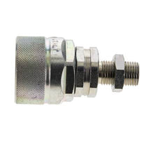 Steel DN 12.5 Hydraulic Coupling Plug 10 mm L Compression Ring Bulkhead ISO 14541/8434-1 D M36 x 2