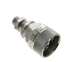 Steel DN 12.5 Hydraulic Coupling Plug 10 mm L Compression Ring Bulkhead ISO 14541/8434-1 D M36 x 2