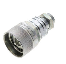 Steel DN 20 Hydraulic Coupling Plug 15 mm L Compression Ring Bulkhead ISO 14541/8434-1 D M42 x 2