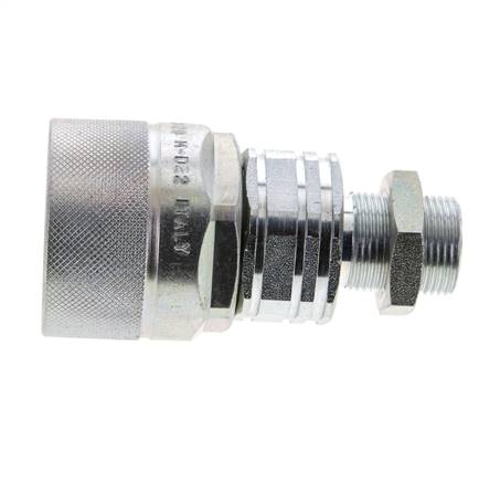 Steel DN 20 Hydraulic Coupling Plug 15 mm L Compression Ring Bulkhead ISO 14541/8434-1 D M42 x 2