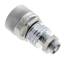 Steel DN 20 Hydraulic Coupling Plug 15 mm L Compression Ring Bulkhead ISO 14541/8434-1 D M42 x 2