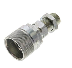 Steel DN 10 Hydraulic Coupling Plug 10 mm S Compression Ring Bulkhead ISO 14541/8434-1 D M28 x 2